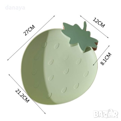 4424 Плато за сервиране поднос с форма на Ягода, снимка 6 - Аксесоари за кухня - 43939791