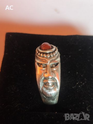 Стар сребърен пръстен, снимка 3 - Пръстени - 38601209