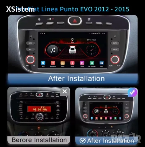 Fiat Linea Punto EVO 2012-2015 android