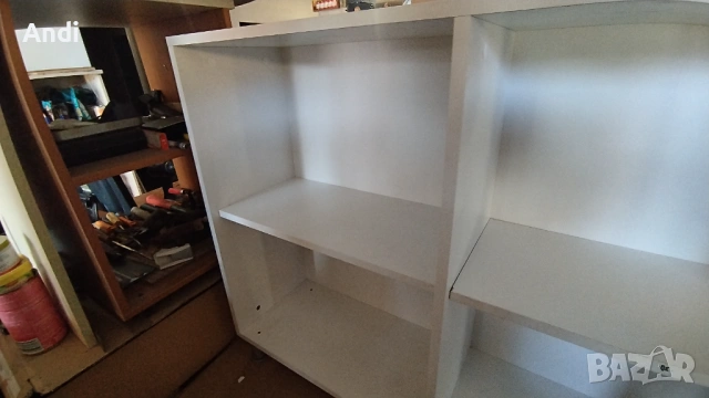 Шкаф - етажерка с 4 рафта 92/32/120 ПДЧ бял, снимка 11 - Шкафове и рафтове - 53331645