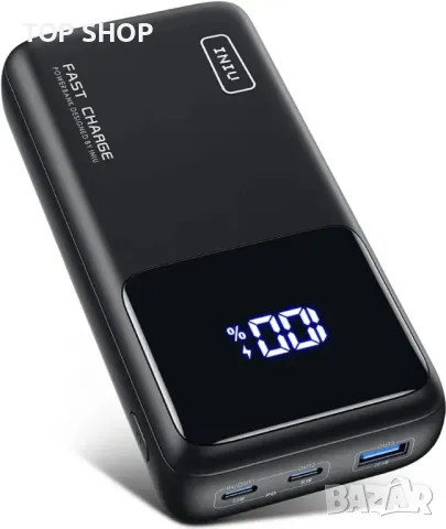 Преносимо зарядно устройство INIU, 65W бързо зареждане Power Bank 25000mAh