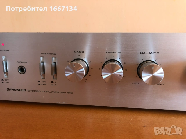 PIONEER SA-410, снимка 3 - Ресийвъри, усилватели, смесителни пултове - 53444069