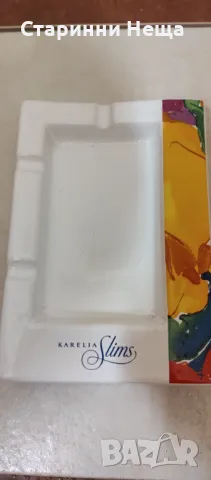 Порцеланов пепелник цигари Karelia slims порцелан , снимка 2 - Антикварни и старинни предмети - 48357999