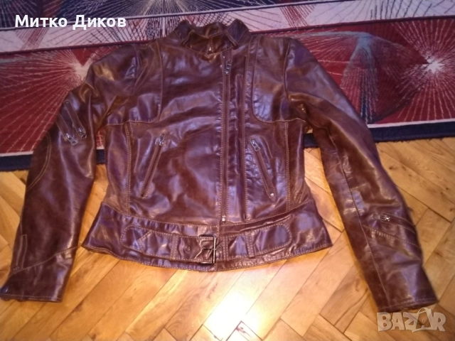 Maze немско рокрско яке женско с цип две позиции марково естествена кожа размер ХЛ като ново