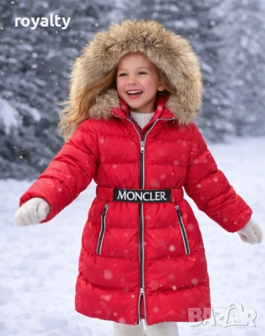 Зимно яке Moncler тип парка за момичета Два Цвята , снимка 3 - Детски якета и елеци - 52829133