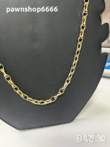 Златен синджир 14К, снимка 6 - Колиета, медальони, синджири - 53455310