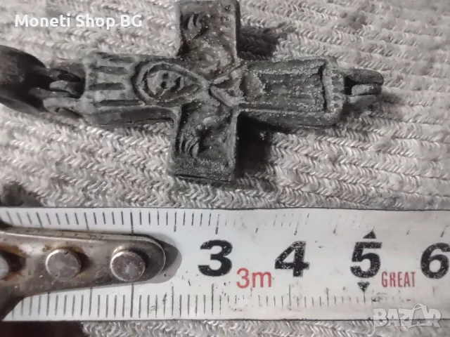 Бронзов кръст- енколпион , снимка 5 - Други ценни предмети - 50139712