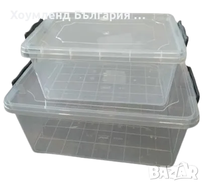 Големи PVC кутии с капак за съхраняване