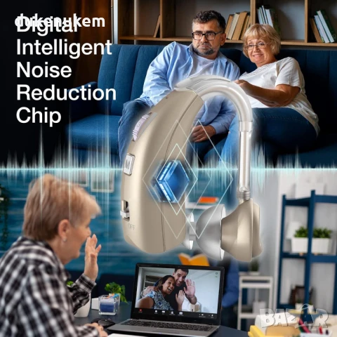 Слухови апарати Delmicure VHP-1303 акумулаторни комплект от 2 бр , снимка 8 - Слухови апарати - 48421765