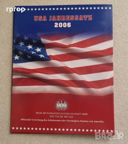 САЩ.¼ далар. Комплект.  2006 година.
 5 бройки куотъри 2006 год.
 UNC., снимка 5 - Нумизматика и бонистика - 49538604