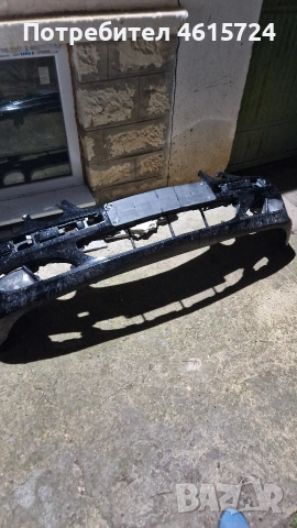 Предна Броня Mercedes w211 оригинална черна боя c197, снимка 2 - Части - 52998075