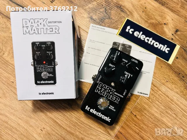 Ефект педал китара дисторшън TC Electronic Dark Matter distortion, снимка 2 - Китари - 48589127