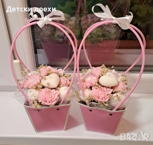 Цветя от соев восък - Декоративни, Нови, снимка 3 - Други - 52331014