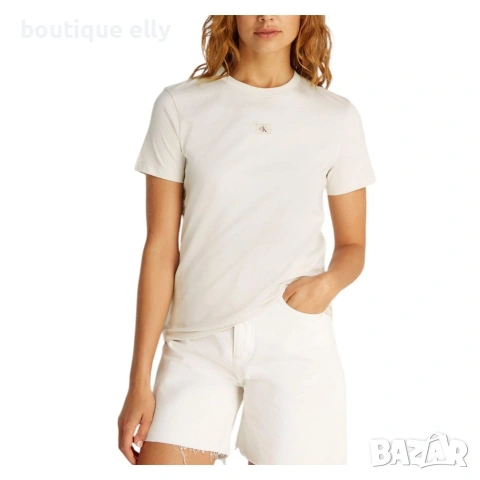 памучна тениска CK, снимка 2 - Тениски - 53284050