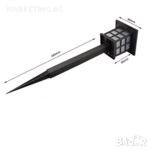 Комплект от 6 броя соларни LED лампи за двор и градина, снимка 2 - Други стоки за дома - 50525506