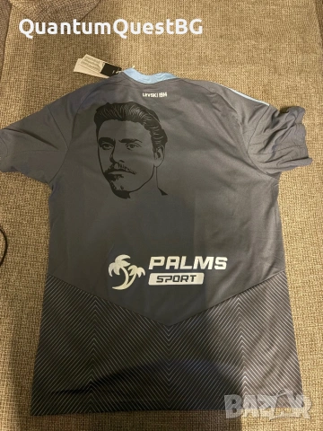 Лимитирана мъжка фланелка на Левски с лика на Апостола L размер, снимка 2 - Тениски - 53575248