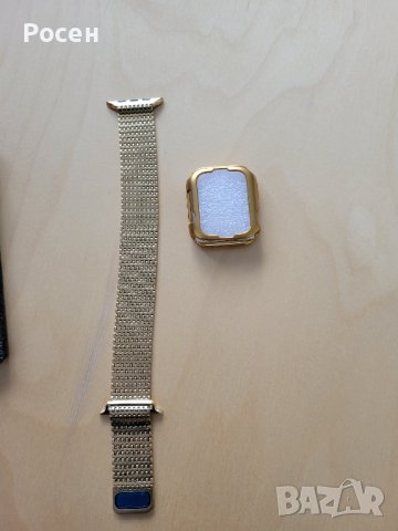 Метална каишка за Apple Watch 9/8/7/6/SE 42 44 45mm, снимка 2 - Смарт гривни - 42992612