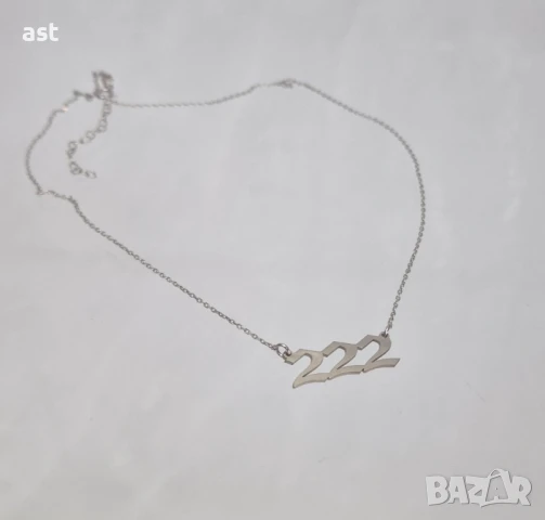 Сребърно колие "Ангелски числа", снимка 7 - Колиета, медальони, синджири - 50474651