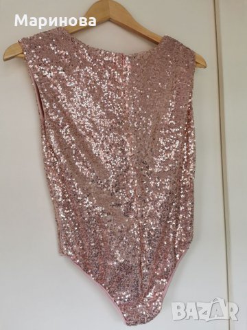 Боди с пайети, снимка 3 - Бански костюми - 32504891
