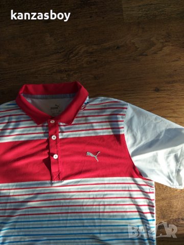 puma golf - страхотна мъжка тениска КАТО НОВА, снимка 3 - Тениски - 36991214
