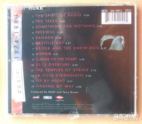 Rush – CDs - Оригинални издания на дискове, снимка 6 - CD дискове - 48478629