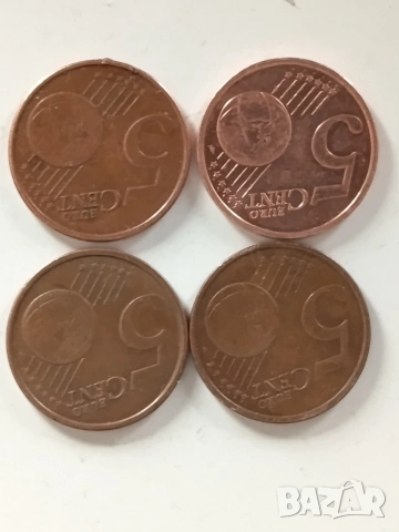 5 евро цента от различни държави и години, снимка 6 - Нумизматика и бонистика - 53212186