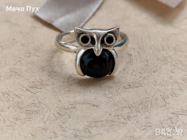 Сребърен пръстен (298), снимка 6 - Пръстени - 52581888