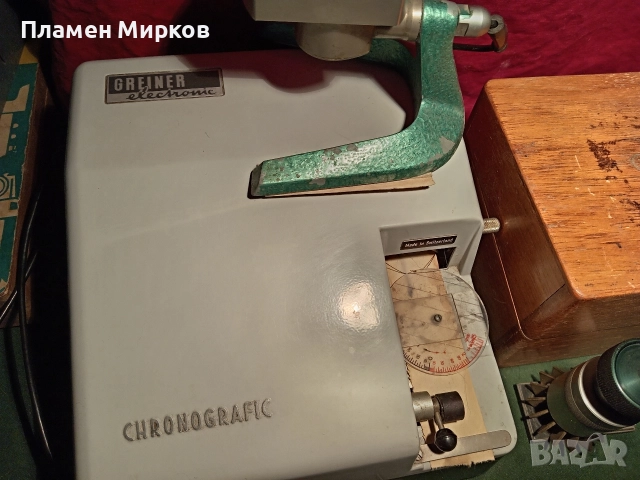 Швейцарски зъмбалък и хронограф GREINER, снимка 3 - Антикварни и старинни предмети - 52897071