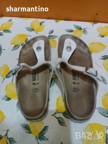 Birkenstock N 36 кожени чехли, снимка 5 - Чехли - 53407093