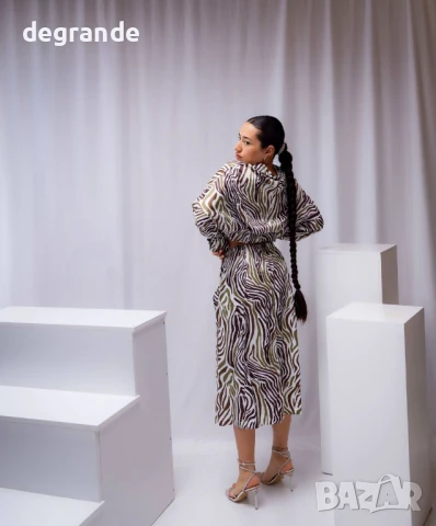 Дамски комплект от две части пола и ризка леопардов принт, снимка 5 - Комплекти - 50906002