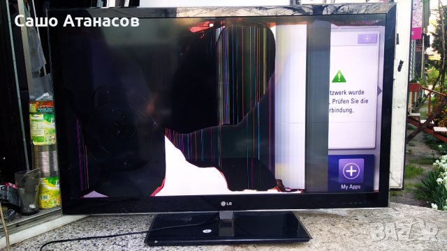LG 47LW470S със счупена матрица ,EAX64334302(0) ,EAX62865401/8 ,6870C-0358A ,LC470EUF (SD)(P1)