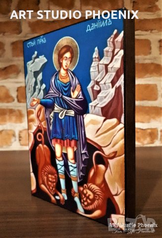 Икона на Свети Пророк Данаил, ikona Sveti Prorok Danail, снимка 3 - Икони - 16145575