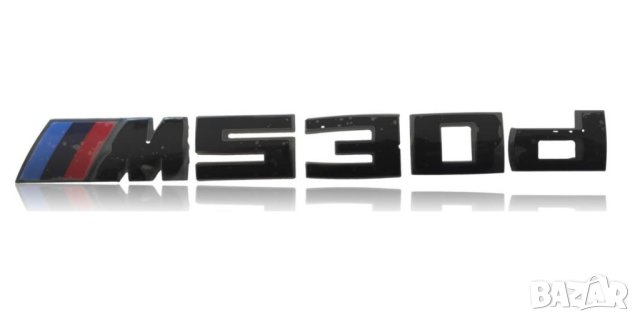 емблема BMW 530D M530d M power черен мат , снимка 1 - Аксесоари и консумативи - 40657245