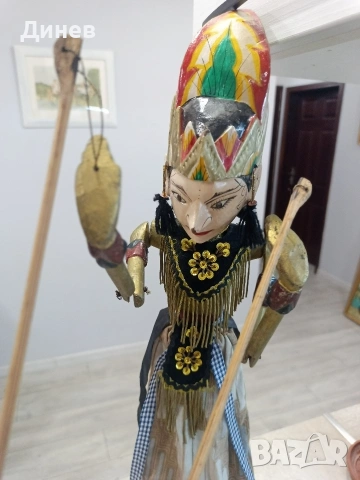 автентична колекционерска кукла wayang golek от остров ява, снимка 7 - Колекции - 53604963