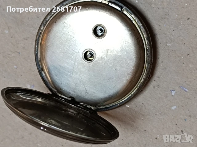 джобен сребърен часовник , снимка 3 - Джобни - 51375496