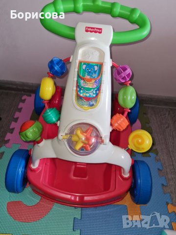 Fisher Price - Бебешка играчка за прохождане Brilliant Basics, снимка 2 - Други - 38305787