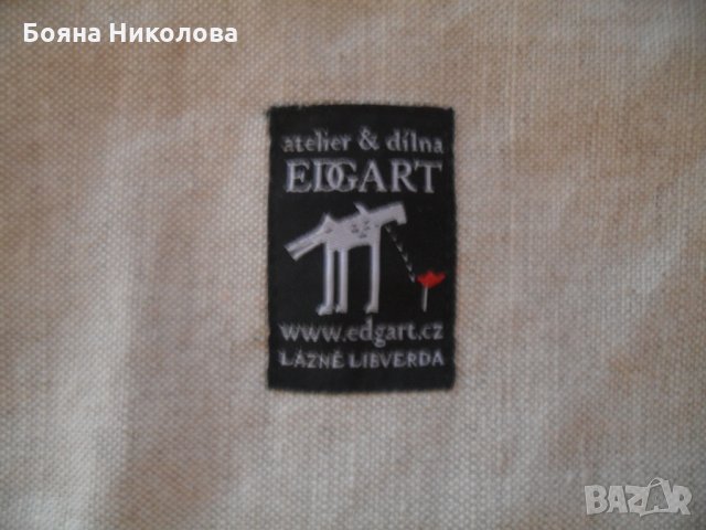 Дизайнерска ленена чантичка Atelier Edgart нова, снимка 1 - Чанти - 32421691