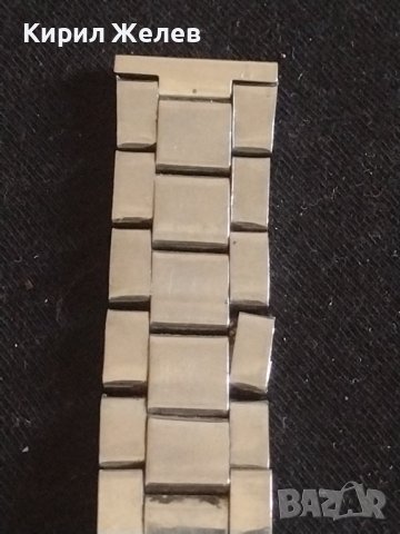 Верижка за часовник метална здрава красива плетка 42543, снимка 2 - Каишки за часовници - 43760215