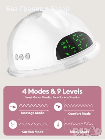 Нова Електрическа двойна преносима помпа за кърма, 4 режима, 9 нива, снимка 4 - Помпи за кърма - 52306093