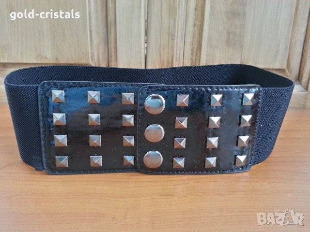 Широк дамски колан с ластика
