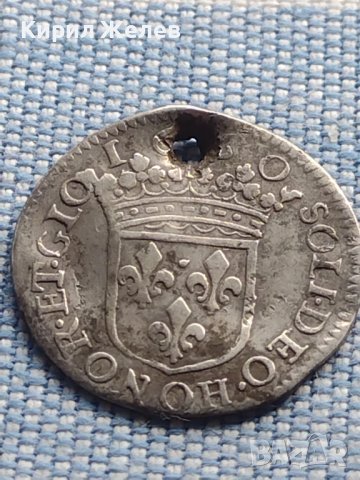 Сребърна монета 1/12 Екю 1660г. Уйлям Хайнрих Оранж 13795, снимка 10 - Нумизматика и бонистика - 42969722