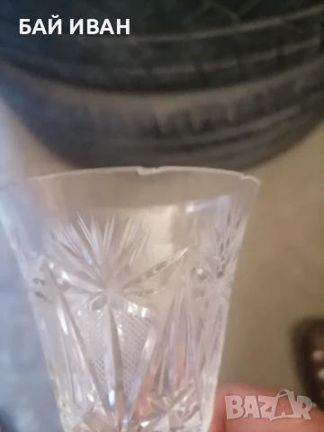 СТАРИ КРИСТАЛНИ ЧАШИ, снимка 15 - Сервизи - 40834828