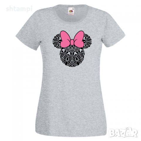 Дамска тениска Minnie Head 5 Подарък,Изненада,Рожден ден,