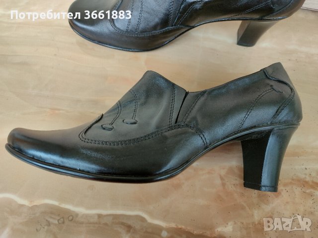 Нови кожени бълг. обувки, снимка 5 - Дамски обувки на ток - 39909541