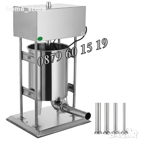 Електрическа пълначка за кайма 10 литра и елетрическа бъркалка за кайма 15 кг, снимка 3 - Друго търговско оборудване - 52509010