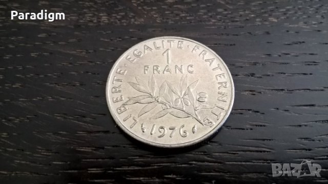 Монета - Франция - 1 франк | 1976г., снимка 1 - Нумизматика и бонистика - 29044940