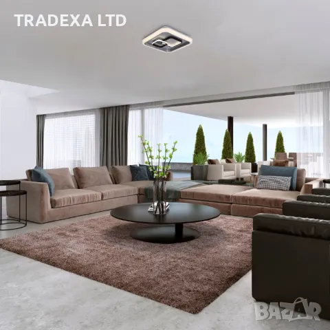 СУПЕР ПРОМО Плафон PORTIA 3318 LED, 50W, 2200lm, 4000K, 490x490мм RABALUX , снимка 5 - Лампи за таван - 48837019