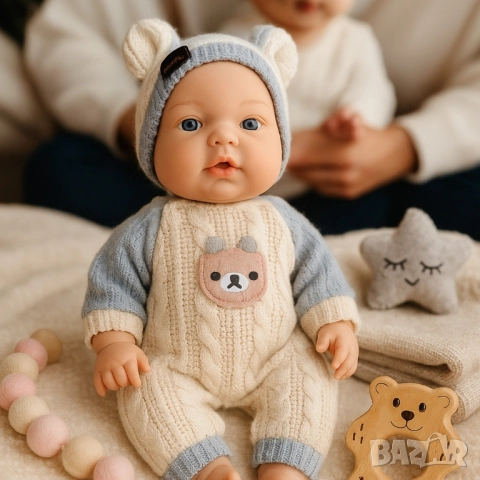 Реалистично говорещо бебе с аксесоар шише