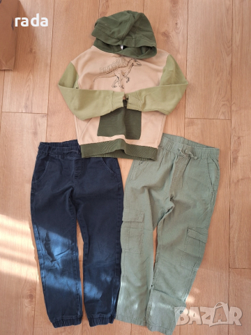 Два детски панталона и суичър, снимка 2 - Детски анцузи и суичери - 51486071