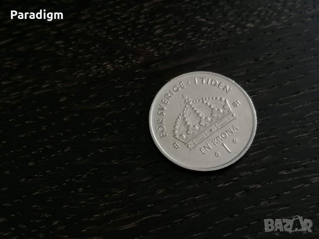 Mонета - Швеция - 1 крона | 2007г.